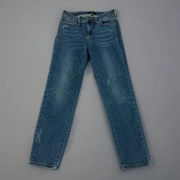 Judy Blue Jeans Mid-Rise Relaxed Fit Women's Dark Wash Curvy Size (5/27) - Picture 4 of 14